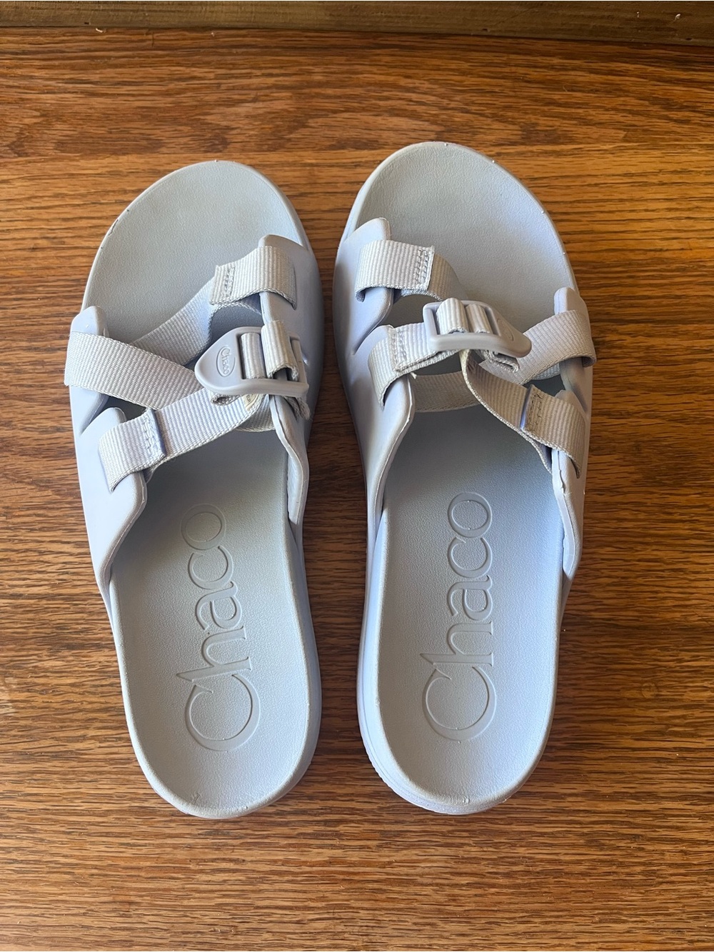 Naot Pale Blue Slip-On Sandals